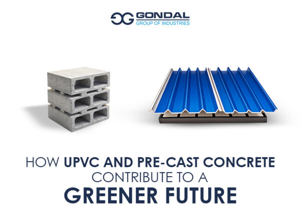 uPVC and precast concrete