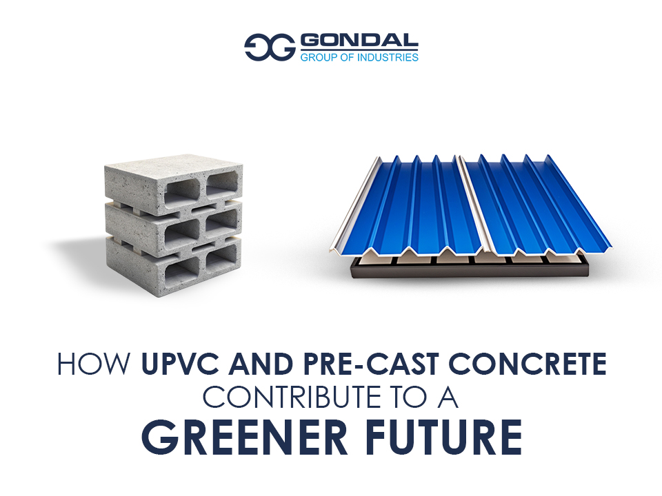 uPVC and precast concrete